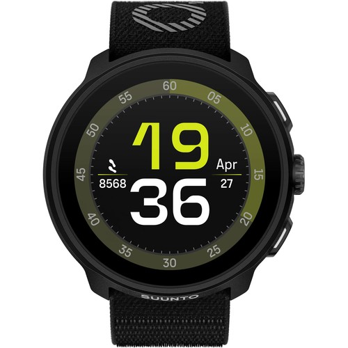 Suunto run all black textile - black,
